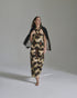 Santo Tomás Martellato Silk Dress / Brown Ikat